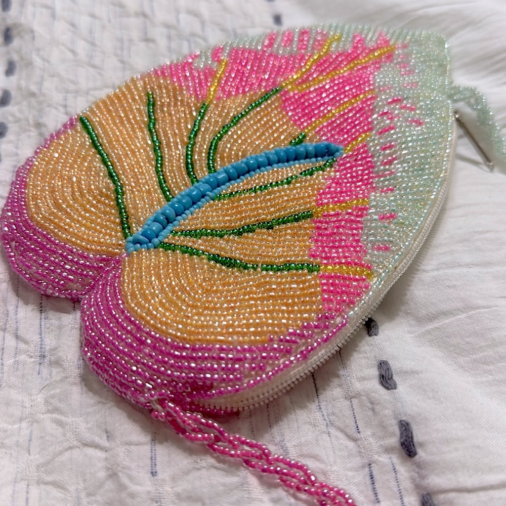 Hand Beaded Purse